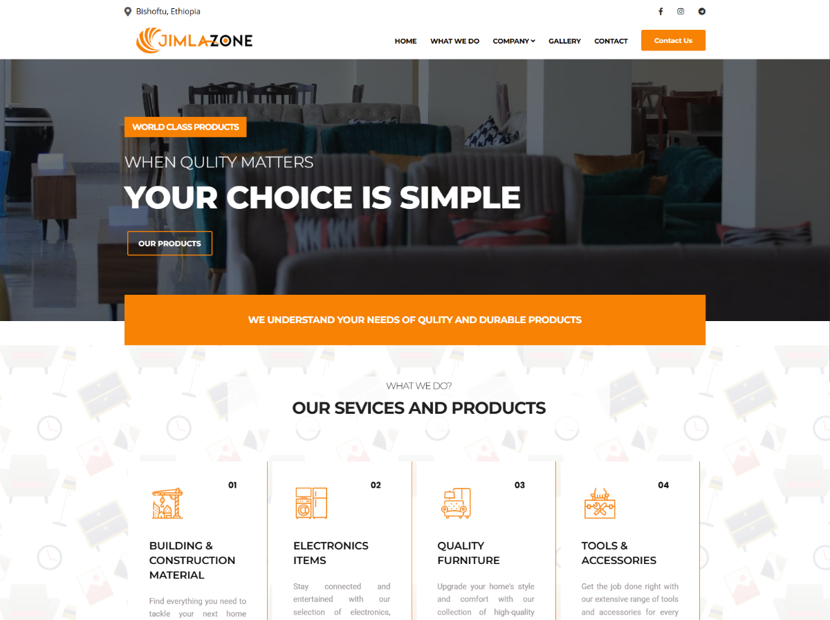 Jimlazone workspace screenshot